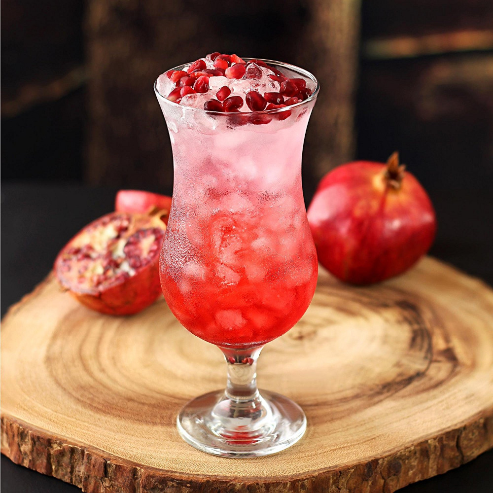 Haonai Pina Colada Cocktail Glasses,Polycarbonate Cocktail Glasses Entertain Glassware 42 Cl Cocktail Glasses