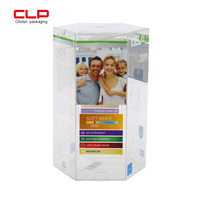 Étui de protection souple en plastique pour figurines, bougies et objets artisanaux, motif éclaboussures de sang rouge, en vinyle recyclable
