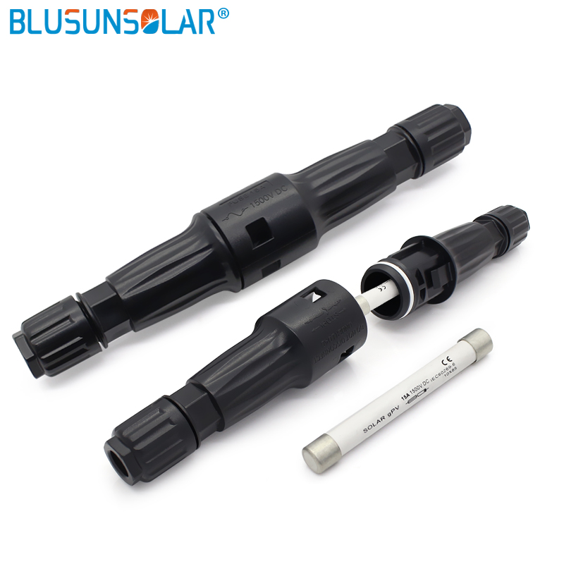 TUV утвержден IP68 1500VDC PV 4,0 предохранитель Соединитель с 15 а Встроенный предохранитель кабельный сальник предохранитель для системы солнечной PV