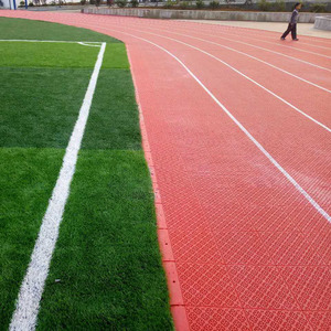 Pista de material sintético para correr, suelo deportivo de polipropileno, suelo modular de plástico para patio de recreo al aire libre - Product Image 4