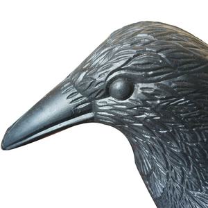 Vendita calda realistica <span class=keywords><strong>corvo</strong></span> <span class=keywords><strong>nero</strong></span> esterno esterno giardino esche di plastica per decorare colomba esca piuma <span class=keywords><strong>nero</strong></span> <span class=keywords><strong>corvo</strong></span> di plastica - Product Image 4