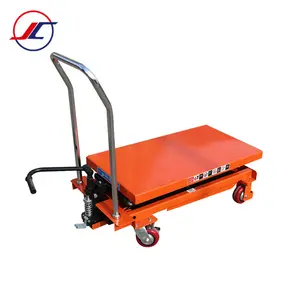 Giá trị trong tất cả các phòng ban Scissor Lift cơ chế bảng giỏ hàng bằng tay nâng lên nền tảng di động hướng dẫn sử dụng thủy lực nâng nền tảng - Product Image 1