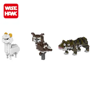 Wisehawk, креативный Конструктор из АБС-пластика, серия мини-животных, дешевые детские игрушки