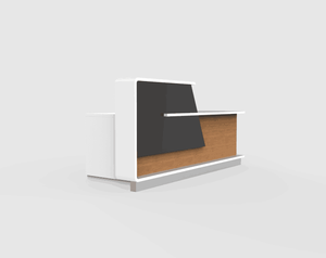 Mostrador <span class=keywords><strong>de</strong></span> Recepción Moderno <span class=keywords><strong>de</strong></span> Acrílico, Mostrador <span class=keywords><strong>de</strong></span> Caja para Hospital y Hotel, para Vestíbulo <span class=keywords><strong>de</strong></span> Oficina Profesional - Product Image 4