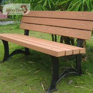 MexyTech anti-corrosión de ocio al aire libre esperando banco de pie de aluminio wpc en el Parque de <span class=keywords><strong>la</strong></span> <span class=keywords><strong>calle</strong></span> silla - Product Image 4