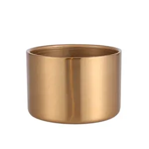 Antigo vaso de flor de luxo do casamento do metal para a decoração