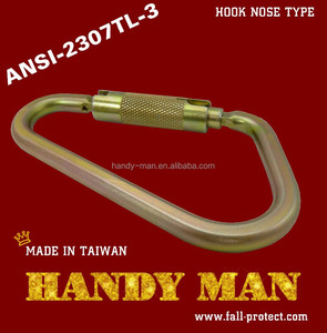 Conector de Seguridad Lateral en Forma de D ANSI-2307TL-3 de Acero 40kN ANSI Z359.1 - Product Image 5