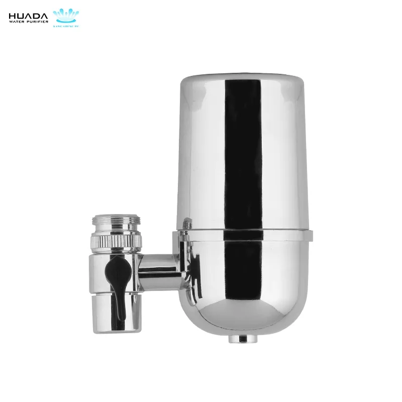 House faucet mounted water filter