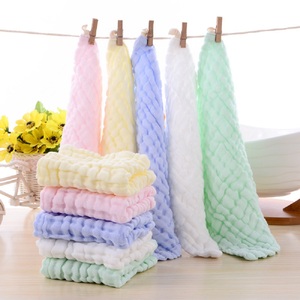 Toalla de bebé de limpieza facial de muselina de algodón 100%, paño de lavado de regalo tejido <span class=keywords><strong>para</strong></span> uso en el baño - Product Image 6