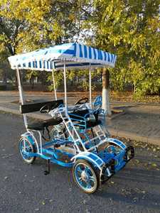 Vélo surrey 2 places, idéal pour faire du vélo, de randonnée, 2 sièges, en solde - Product Image 6