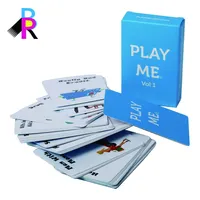 גואנגזו מפעל OEM משחק מותאם אישית רביעיית כרטיס משחק הדפסה