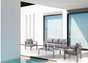 Muebles sofá conjunto <span class=keywords><strong>de</strong></span> aluminio al aire libre patio jardín <span class=keywords><strong>real</strong></span> - Product Image 2