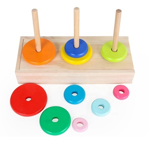 Torre <span class=keywords><strong>de</strong></span> <span class=keywords><strong>Hanoi</strong></span>, Torre Arcoíris Colorida, <span class=keywords><strong>Juego</strong></span> Infantil, Juguete <span class=keywords><strong>de</strong></span> Madera, Torre Arcoíris - Product Image 4