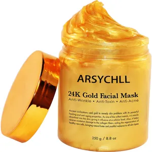 Anti-Wrinkle Ant-iaging Crystal Collagen 24K Gold Facial Mask