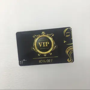 De plástico de PVC de negocios VIP tarjeta de descuento punto tarjeta de lealtad para la belleza y el salón de belleza