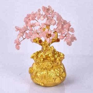 Folk Crafts <strong>Tree</strong> Centerpieces Handmade Christmas Decoration <strong>Crystal</strong> Lucky <strong>Crystal</strong> for Wedding Decor Feng Shui Home Decoration - Product Image 2