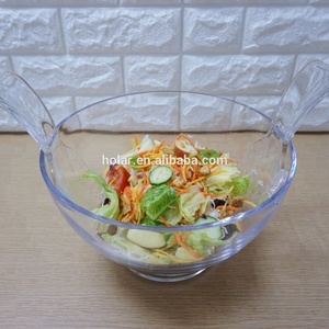 [Holar] Đài Loan Làm Rõ Ràng Lớn Nhựa Acrylic Salad Phục Vụ Bát - Product Image 4