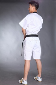 Uniforme <span class=keywords><strong>de</strong></span> <span class=keywords><strong>Taekwondo</strong></span> <span class=keywords><strong>WTF</strong></span> Dobok Estilo Verano Cuello en V Manga Media/Corta <span class=keywords><strong>Ropa</strong></span> <span class=keywords><strong>de</strong></span> <span class=keywords><strong>Taekwondo</strong></span> - Product Image 6