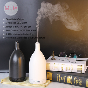 Pelembap Udara <span class=keywords><strong>Nebulizer</strong></span> Ultrasonik, Penyebar Aroma Keramik 100Ml, Kontrol Humidistat dan Sertifikasi EMC - Product Image 3