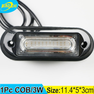 Al por mayor 3 W/11.4 cm advertencia cabeza impermeable mini luz estroboscópica parrilla para todos los coches - Product Image 2