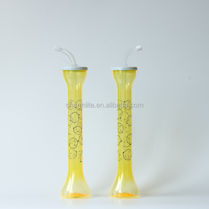 400Ml PET Nhựa Cổ Dài Slush Ice Yard Cup Với Nắp Và Rơm - Product Image 5