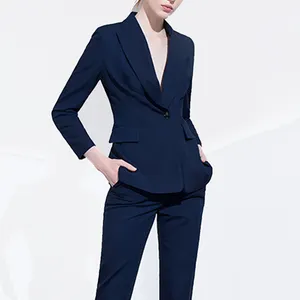 Custom Made Office Women's Style Two Piece Women Set Ladies Fancy Suit