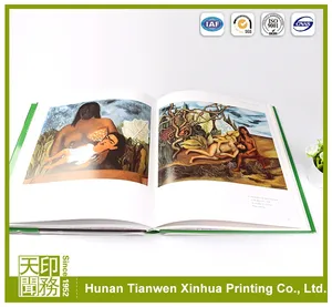 Tapa dura libro de arte impresión de malasia