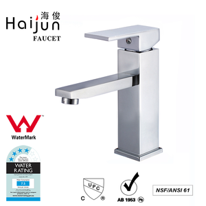 Grifo de Lavabo Cuadrado Cromado WaterMark WELS, Mezclador de Agua para Baño, Grifo de un Solo Orificio, Sin Plomo, para el Mercado Australiano - Product Image 4