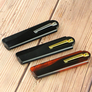 Masterlee Thương Hiệu Tốt Răng Pocket Khách Sạn Nhựa <span class=keywords><strong>Mini</strong></span> Gấp Râu Ria Mép Chấy Lược - Product Image 4