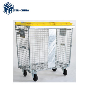 מגולוון פלדה אשפה רול כלוב - Product Image 2