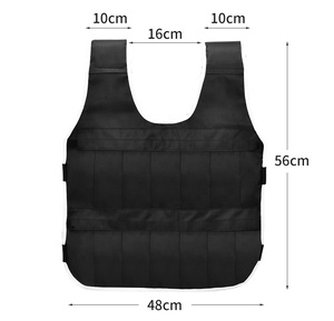 Gilet lesté <span class=keywords><strong>de</strong></span> 20kg pour l'entraînement <span class=keywords><strong>de</strong></span> <span class=keywords><strong>boxe</strong></span>, équipement <span class=keywords><strong>de</strong></span> fitness, gilet réglable, vêtements <span class=keywords><strong>de</strong></span> sable - Product Image 2