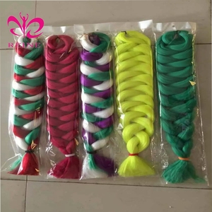 Ombre Jumbo Intrecciare I Capelli Estensioni 48 pollici 165g espressione Sintetica Jumbo Crochet di Estensione Dei Capelli - Product Image 3