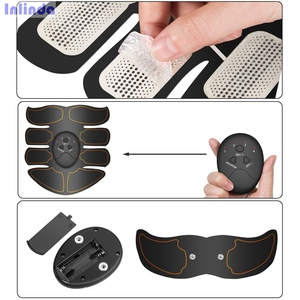 Entrenador muscular para adelgazar, cinturón de gimnasia ab, almohadilla masajeadora, cinturones para ejercitar músculos abdominales, quemador de grasa - Product Image 3