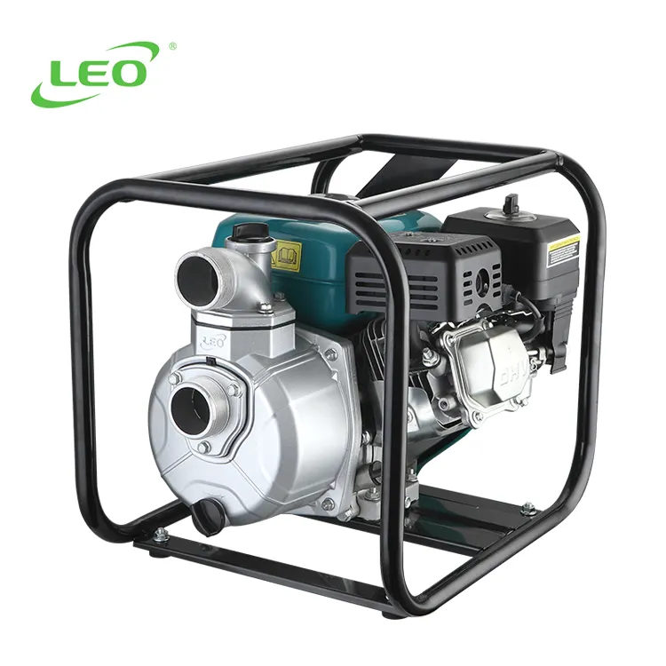 LEO LGP20-C santrifüj çiftlik sulama benzinli motor 6.5 Hp benzinli su pompası