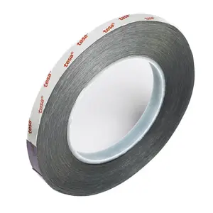 Black Tape 200um Black Filmic PET Double Sided Adhesive Tape With Tackified Acrylic