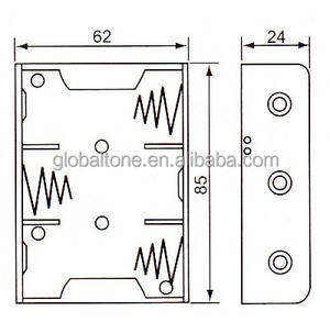 3xC Celular (UM-2 * 3) Soporte de La Batería Con Alambre de Plomo - Product Image 4