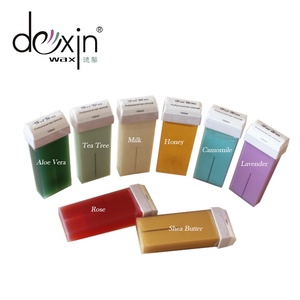Çin üst epilasyon balmumu tedarikçisi DEXIN 100ml lavanta rulo balmumu/tüy dökücü yumuşak balmumu toplu indirim FDA onaylı