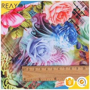 Textil de china vestido floral impreso algodón tela personalizada impresión - Product Image 1