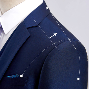 <span class=keywords><strong>Traje</strong></span> <span class=keywords><strong>Azul</strong></span> Rey de <span class=keywords><strong>Tres</strong></span> <span class=keywords><strong>Piezas</strong></span> para Hombre, Diseño Nuevo de Fabricantes OEM - Product Image 6