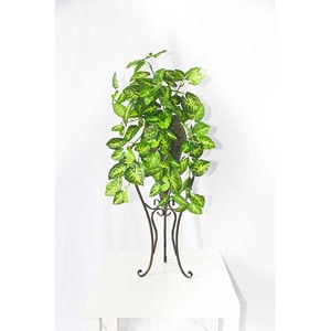 Cesta colgante de geranio Artificial casi Natural, planta decorativa de follaje de seda - Product Image 3