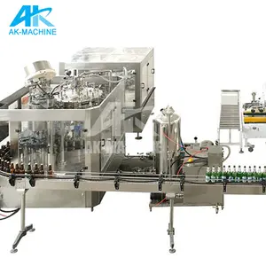 In March Glass Bottle Filling Line / Beer Filling System / Bottle Beer Filling Machine With Bottling Filling Machine Equipment