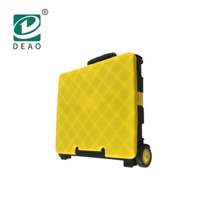 Chariot pliable en plastique à usage domestique, 1 pièce, <span class=keywords><strong>caisse</strong></span> pliante, <span class=keywords><strong>sur</strong></span> roues - Product Image 6