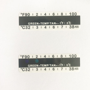 Disesuaikan label sensitif suhu merah/putih/biru stiker berubah warna merekat sendiri stiker - Product Image 2