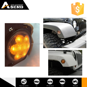 Led drl señal de vuelta de la bicicleta turn signal light 3 w LED llamaradas de la defensa para Jeep - Product Image 1