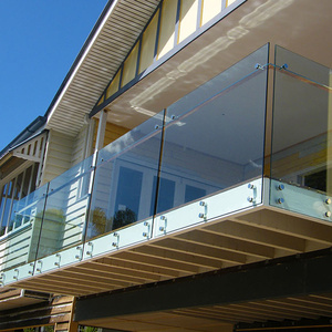 Stainless Steel <strong>Handrail</strong> Frameless Face Fixed Glass Stair Balustrade <strong>for</strong> <strong>Steps</strong> - Product Image 5