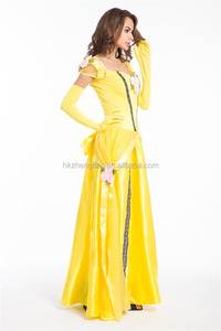 Adulte <span class=keywords><strong>Belle</strong></span> Princesse Cosplay Costume Beauté <span class=keywords><strong>et</strong></span> La <span class=keywords><strong>Bête</strong></span> Halloween costume Party robe - Product Image 3
