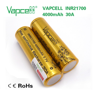 Batterie lithium-ion <span class=keywords><strong>21700</strong></span> <span class=keywords><strong>Vapcell</strong></span> INR21700 4000mah 30A Cell <span class=keywords><strong>21700</strong></span> Batteries équivalentes à 40T - Product Image 4