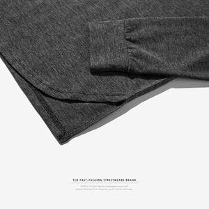 OEM ODM-Camiseta de manga larga para hombre, camiseta elástica de LICRA de algodón - Product Image 6