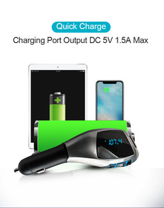 AGETUNR Pemutar Mp3 <span class=keywords><strong>Audio</strong></span> Mobil X5, Pengisi Daya Adaptor Driver Multi Fungsi <span class=keywords><strong>FM</strong></span> Pemancar Bluetooth - Product Image 6