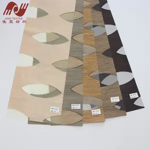 wholesale hotel decor soft gauze 100% polyester sheer shade roller window blinds zebra fabric